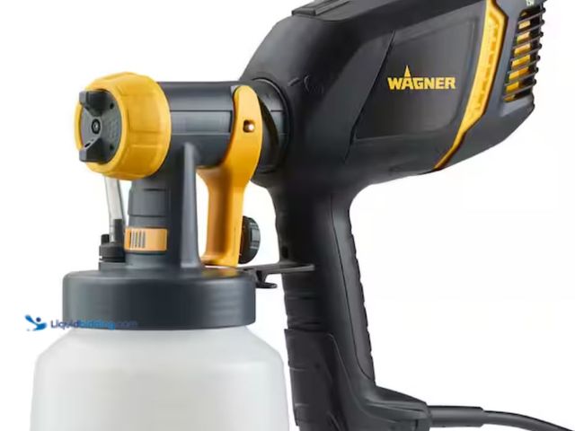 Lot 49-1623560 - Wagner Control Stainer 150 Handheld HVLP Stain Sprayer, Model # 0529051, Slightly used, Has attachme...