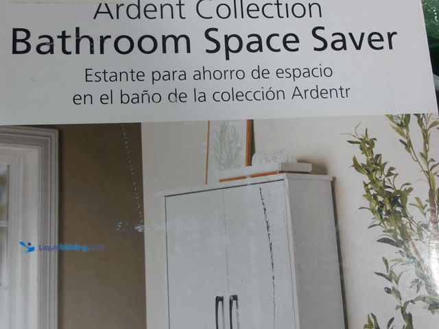 Lot 49-2024883 - Mainstays Mainstays Ardent Over-the-Toilet Bathroom Storage Cabinet, White. Model # 6609-900S. MSRP ...