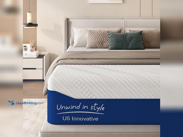 Lot 49-5485078 - Queen Mattress, 12 Inch Cooling Gel Infused Memory Foam Mattress. Model #B0CMTQCBNN. New. Sealed in ...