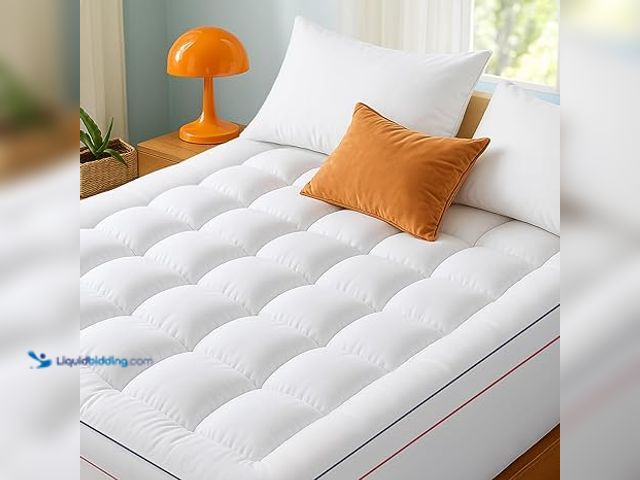 Lot 49-3527687 - Bedsure Queen Mattress Topper - Extra Thick Mattress Pad Cover with Deep Pocket fits up to 21 Inches...