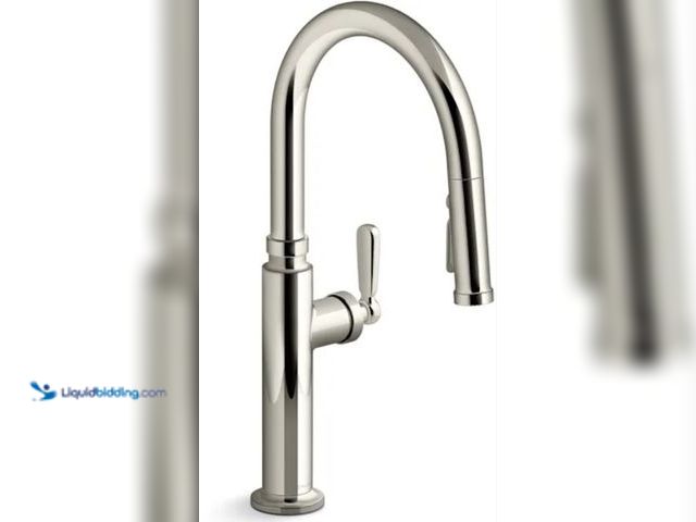 Lot 49-5429304 - KOHLER
Edalyn By Studio McGee Single Handle Pull Down Sprayer Kitchen Faucet With Sprayhead in Vibr...