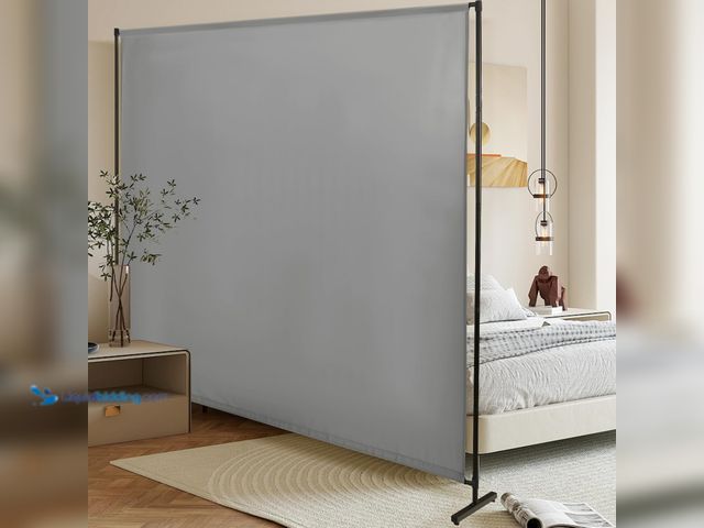 Lot 49-5410266 - Room Divider,  Height Adjustable Single Privacy Screens with Wider Feet, Heavy Duty Portable Room Pa...