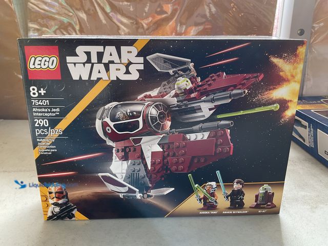 Lot 49-1830617 - COLLECTIBLE FACTORY SEALED LEGO STAR WARS AHSOKA’S JEDI INTERCEPTOR 75401 #COINS0219