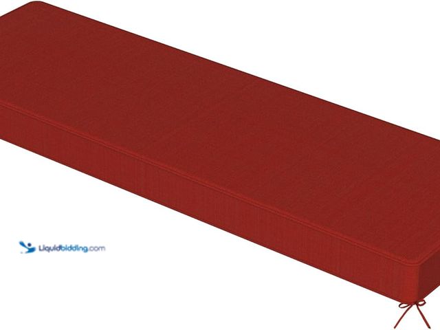 Lot 49-5463427 - Sundale Outdoor Olefin Bench Cushion， Water-Resistant Patio Couch Cushion, Loveseat Sofa Pad with St...