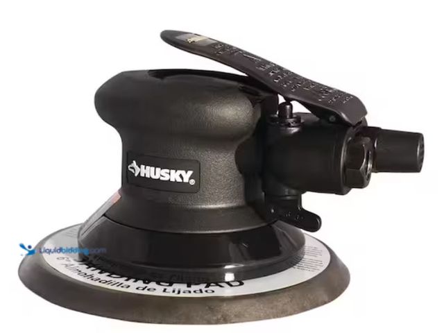 Lot 49-3614352 - Husky 6 in. Low Vibration Palm Sander, Model # H4830, Slightly used, Unable to test.  Ref#SB0720