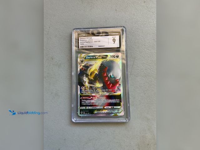 Lot 49-1977901 - Other WOW GRADED CARD! 2022 DARKRAI VSTAR ASTRAL RADIANCE FULL ART RARE 99/189 CGC 9 MINT AN AMAZING...