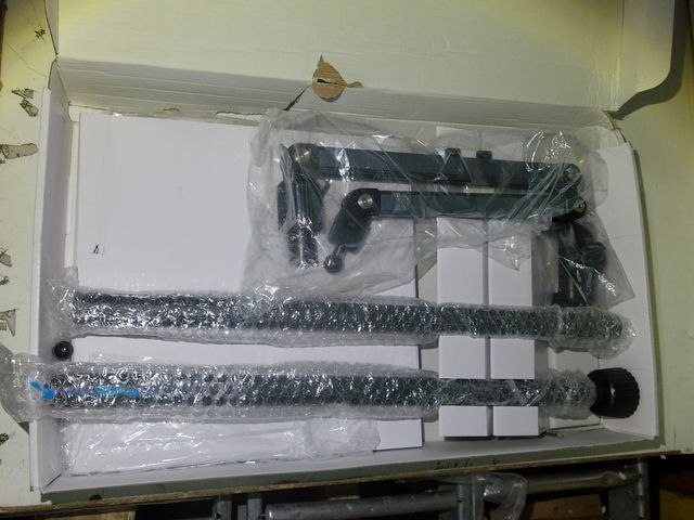 Lot 49-3600470 - OATSBASF Floor Standing Phone/Tablet Stand in Black, Unused  Ref#CRS0209