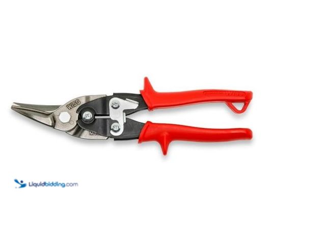 Lot 49-5555444 - 9-3/4" Compound Action Straight and Left Cut Aviation Snips, Unused