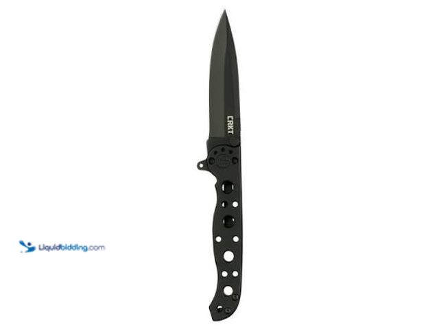Lot 49-5520481 - CRKT Fossil Folding Pocket Knife: Compact Plain Edge EDC Folder with Frame Lock, Everyday Carry Knif...