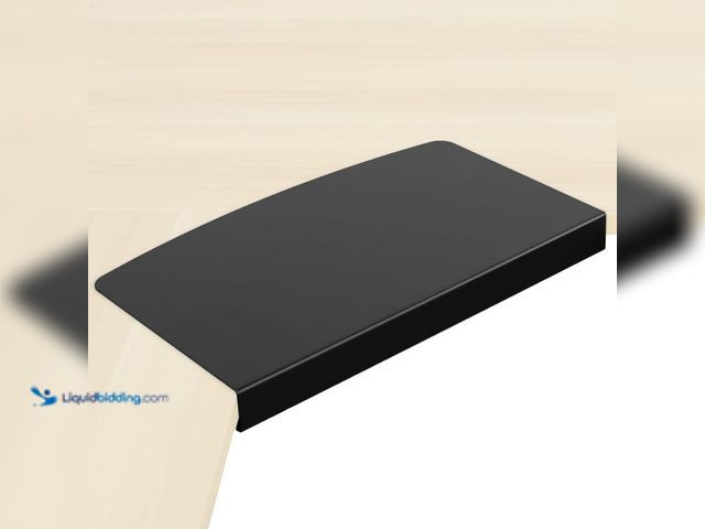Lot 49-5410992 - VIVO 17 inch Corner Desk Connector Platform for Mounting Under-Desk Keyboard Trays on L-Shaped Works...