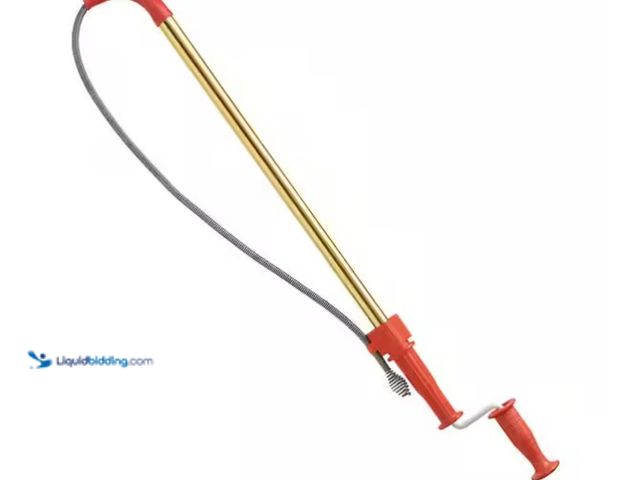 Lot 49-1575905 - RIDGID K-6DH Hybrid Toilet Snake Auger, Cable Extends to 6 ft. with Integrated Drop Head (Manual or ...