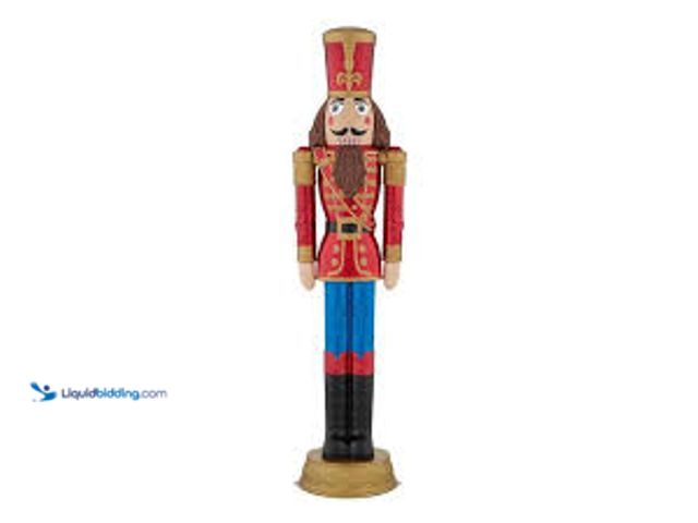 Lot 49-5462032 - Home Accents Holiday 6 ft. LED Nutcracker. Model # 23SV23904. New with attachments. Unable to test.