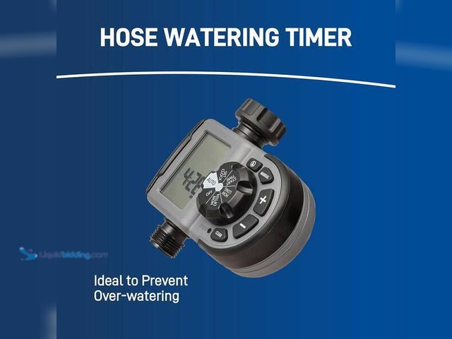 Lot 49-5452419 - Orbit
1-Outlet Programmable Hose Watering Timer Sprinkler Timer. Item is used.