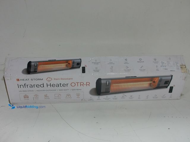 Lot 49-2020580 - Heat Storm Tradesman 1,500-Watt Electric Outdoor Infrared Quartz Portable Space Heater with Wall/Cei...