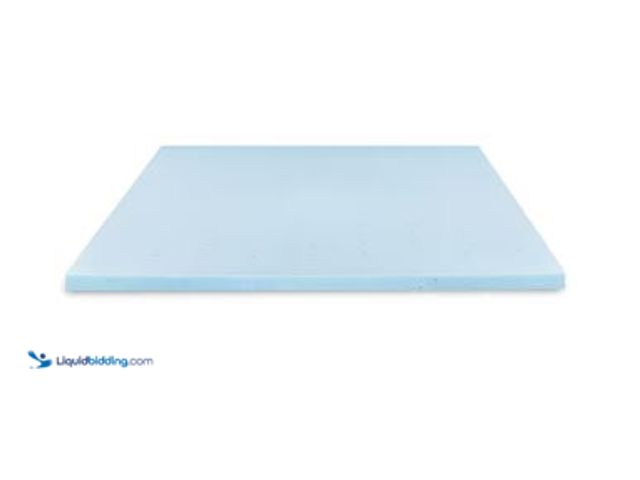Lot 49-1625194 - Style Well 2 in. Gel Infused Memory Foam Twin Mattress Topper, Model # THD-MFVT-2T, Unused.  Ref#CRS...