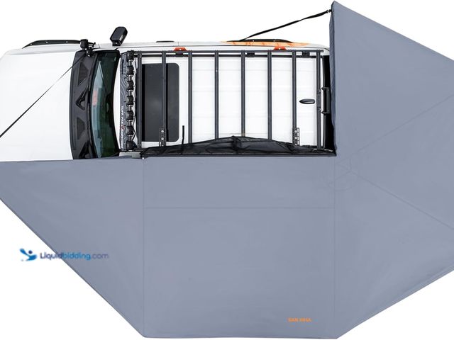 Lot 49-5469899 - Sanhima 270 Awning Free Standing Built-in LED Light - 129.2 sq.ft Shelter Karlu Frontier Car Side Wa...