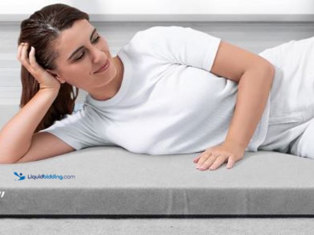 Lot 49-1569727 - Memory Foam Camping Mattress, Portable Roll Up Travel Car Camping Mattress Sleeping Pad & Floor Matt...