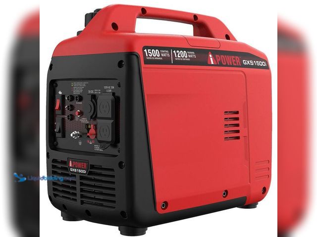 Lot 49-5406364 - A-ipower 1500-Watt Recoil Start Gasoline Powered Ultra-Light Inverter Generator with 60cc OHV Engine...