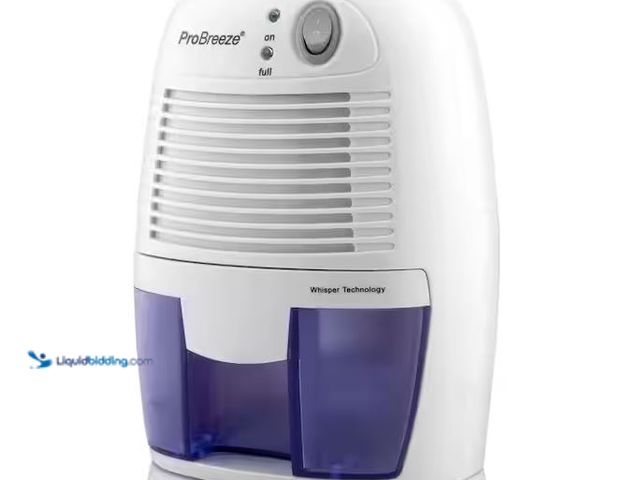 Lot 49-3566877 - Pro Breeze
0.45-Pint Dehumidifier with Bucket and Auto Shut Off, Unused