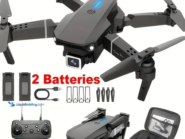 Lot 49-1816657 - New REMOTE CONTROL DRONE QUADCOPTER E88PRO