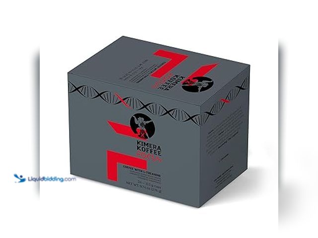 Lot 49-5410897 - Kimera Koffee Focus Blend Single Serve Cups 24 K-Cups L-Theanine. Unused. BBD: 3/25/2026