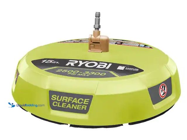 Lot 49-3639301 - RYOBI 15 in. 3300 PSI Surface Cleaner for Gas Pressure Washer, Model: RY31SC01, Unused  Ref#PA0925