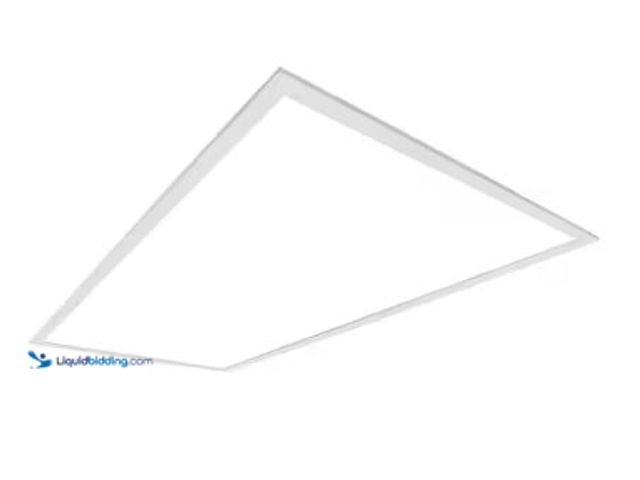 Lot 49-1625321 - Metalux 2 ft. x 4 ft. Adjustable Lumens 6400/5150/3650, Integrated LED Panel Light, Adjustable CCT 3...
