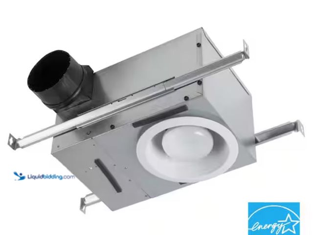Lot 49-2001467 - Broan-NuTone 50 CFM/80 Selectable CFM Recessed Bathroom Exhaust Fan with Light, ENERGY STAR, Model #...