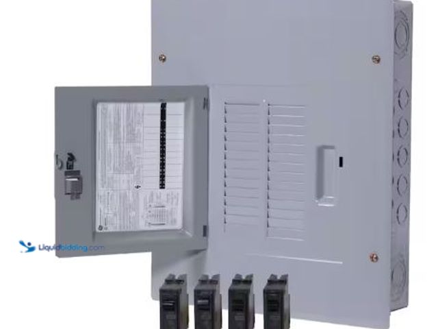 Lot 49-5436192 - GE PowerMark Plus 125 Amp 14-Space 24-Circuit Indoor Main Lug Value Kit Includes Select Circuit Brea...