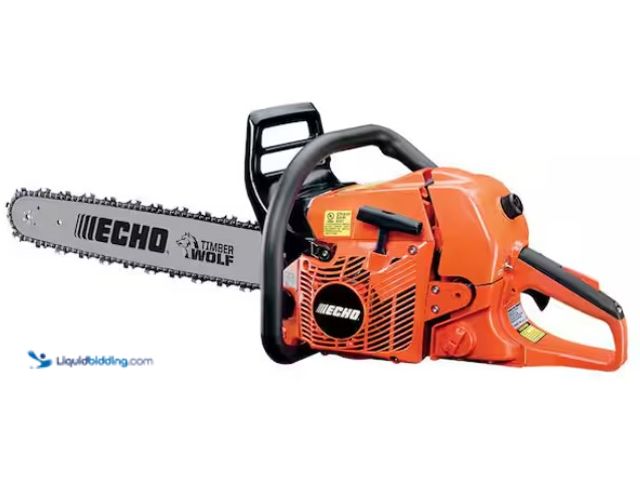 Lot 49-1550255 - ECHO 20 in. 59.8 cc Gas 2-Stroke Rear Handle Timber Wolf Chainsaw, Model # CS-590-20, Slightly used,...