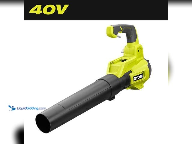 Lot 49-3564661 - Ryobi 40V 120 MPH 450 CFM Cordless Battery Variable-Speed Jet-Fan Leaf Blower (Tool-Only), Model # R...