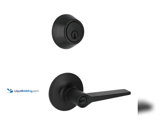 Lot 49-1569218 - Defiant Freedom Matte Black Single Cylinder Combo Pack, Model # 32MEX9D1B, New.  Ref#SBS0114