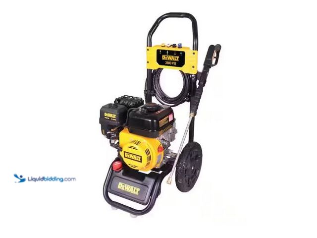 Lot 49-1573970 - DEWALT 3400 PSI 2.5 GPM Gas Pressure Washer with Maintenance-Free Pump, Heavy-Duty Commercial Cold W...