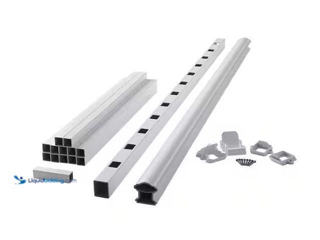 Lot 49-5551682 - Fiberon
ArmorGuard Classic 72 in. x 42 in. White Composite Stair Rail Kit, Factory Sealed