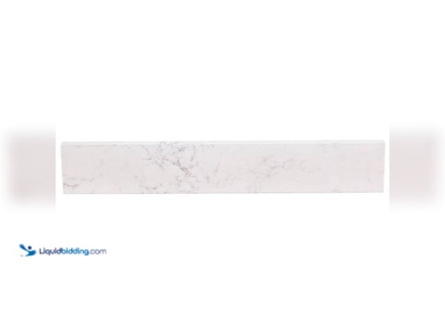 Lot 49-5416346 - Home Decorators Collection 21 in. W Cultured Marble Vanity Sidesplash in Pulsar. [Model # SSSE21-PR]...