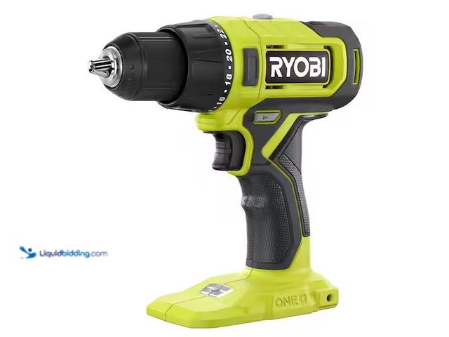 Lot 49-1576912 - RYOBI ONE+ 18V Cordless 1/2 in. Drill/Driver (Tool Only) Model # PCL206B, Slightly Used, Powers On  ...