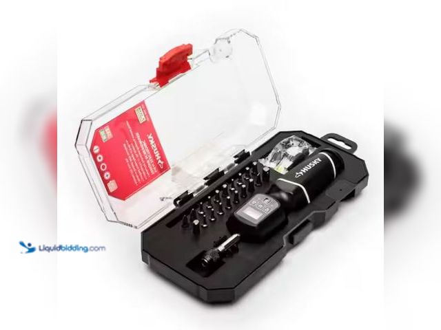 Lot 49-2005771 - Husky 8-40 in./lbs. 1/4 in. Drive Electronic Torque Screwdriver, Model # H4DETSD, Unused, Missing ch...