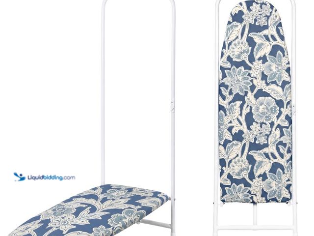 Lot 49-1625792 - Mainstays Over The Door Ironing Board, Slim and Compact, Perfect for Small Spaces, Includes Padded B...