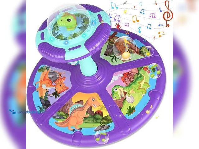 Lot 49-1568825 - Dinosaur Sit and Spin Toy for Toddlers 1-3 3-5 360°Spinning Toys Birthday Gift for Girls Boys, Stres...