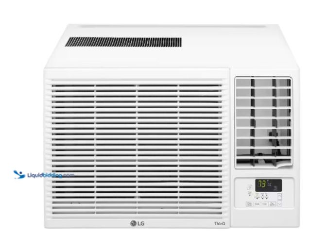 Lot 49-1516675 - LG 18,000 BTU 230/208V Window Air Conditioner Cools 1000 Sq. Ft. with Heater, Wi-Fi Enabled and Dehu...