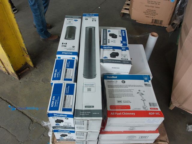 Lot 49-1568510 - Pallet Containing (6) DuraVent DuraBlack Stove Pipe 6in. Diameter 90° Elbow Model # 6DBK-E90, (3) Du...
