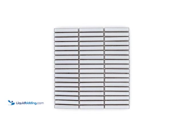 Lot 49-5573631 - Jeffrey Court
Century Kloud Off-White 12.5 in. x 11.625 in. Stack Matte Ceramic Wall and Floor Mosa...
