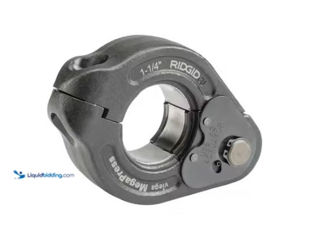 Lot 49-1624348 - RIDGID 1-1/4 in. Pipe Mega Press Ring for Standard Press Tools Model # 37973, Slightly Used  Ref#HD0...