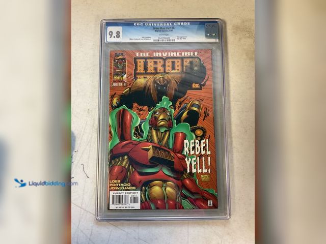 Lot 49-1505187 - COLLECTIBLE WOW GRADED COMIC BOOK! IRON MAN VOLUME 2 #8 MARVEL COMICS CGC GRADED 9.8 #COINS0122
