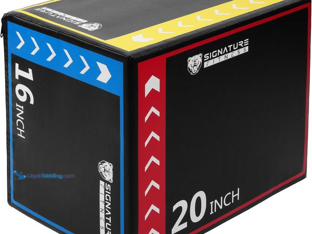 Lot 49-5406939 - Plyo Box, 3-in-1 Foam Plyometric Jump Box, Box Jump for for Home Gym Training Fitness Workout Exerci...