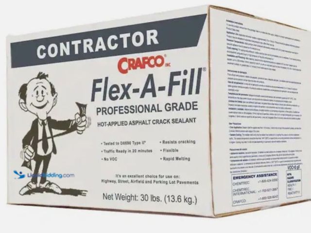Lot 49-5573084 - Crafco Flex-A-Fill Asphalt Sealant, Unused