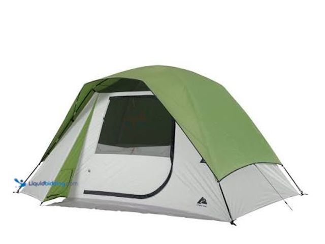Lot 49-5553044 - Ozark Trail, 6-Person, Clip & Camp Dome Tent with Rainfly MODEL:842638109751 USED.