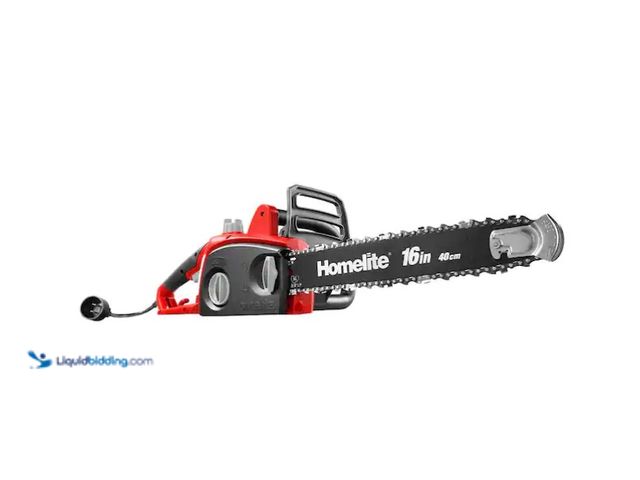 Lot 49-1566787 - Homelite 16 in. 12 Amp Electric Chainsaw, Model # UT43123, used, unable to test, Scuffs/scratches.  ...
