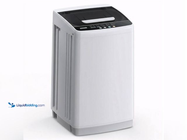 Lot 49-2024033 - SIMZLIFE 1.03 Cu.ft. Portable Washing Machine in Gray with 10-Wash Cycles and 5-Water Level Options,...