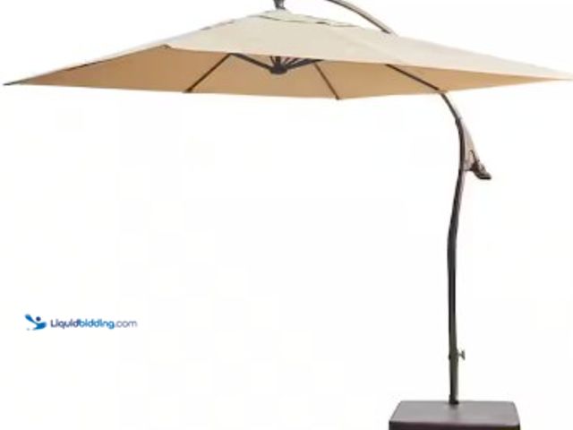 Lot 49-2022630 - Garden Winds 8 ft. Replacement Canopy Fabric for Hampton Bay Square YJAF-037 Umbrella, Model # LCM14...